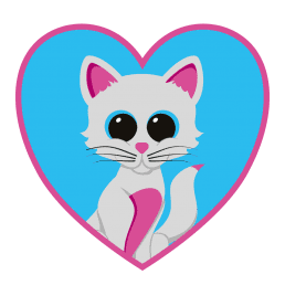 cartoon cat. illustration.