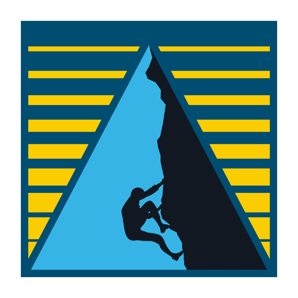 mountain climber. illustration.