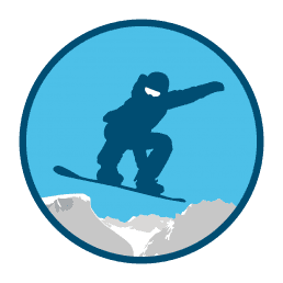 snowboarder. illustration.