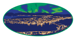 tromsø city. illustration.